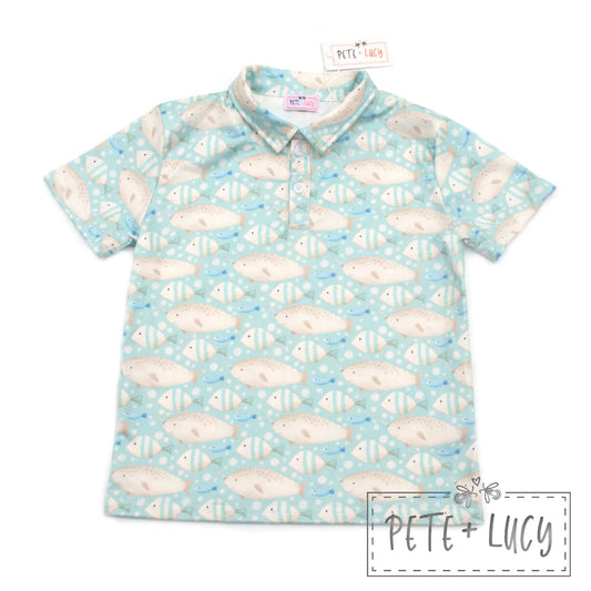 Flippin’ With Fishes- Boys Tee by Pete + Lucy