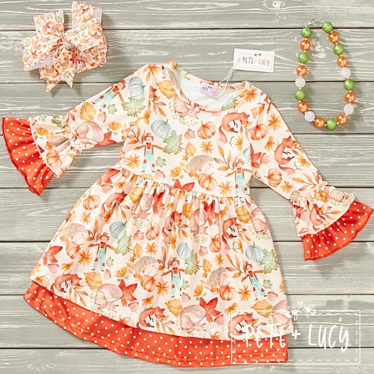 Forest Friends Dress by Pete + Lucy