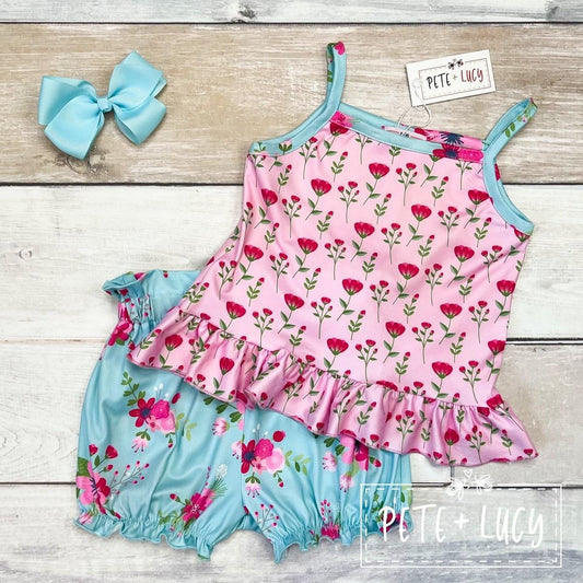 Summer Floral Short Set by Pete + Lucy