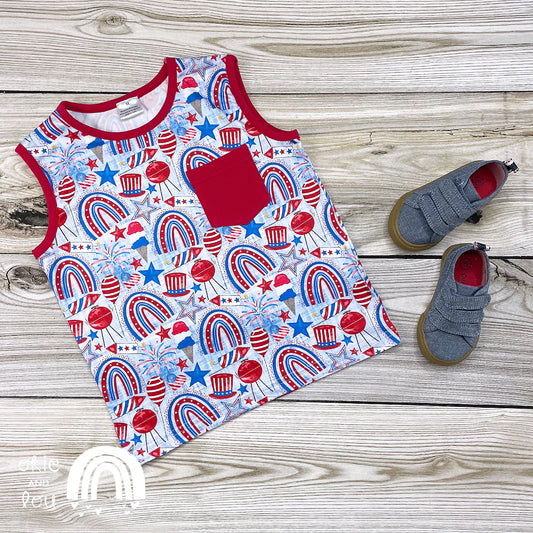 July 4th Fun Shirt by Okie & Lou