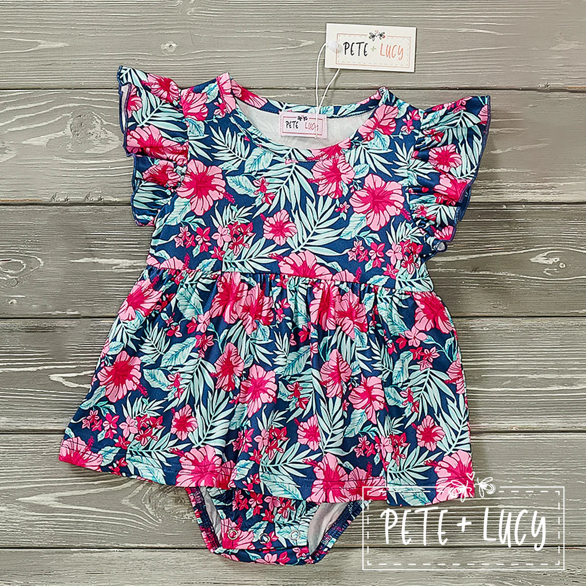 Tropical Paradise Infant Romper by Pete + Lucy