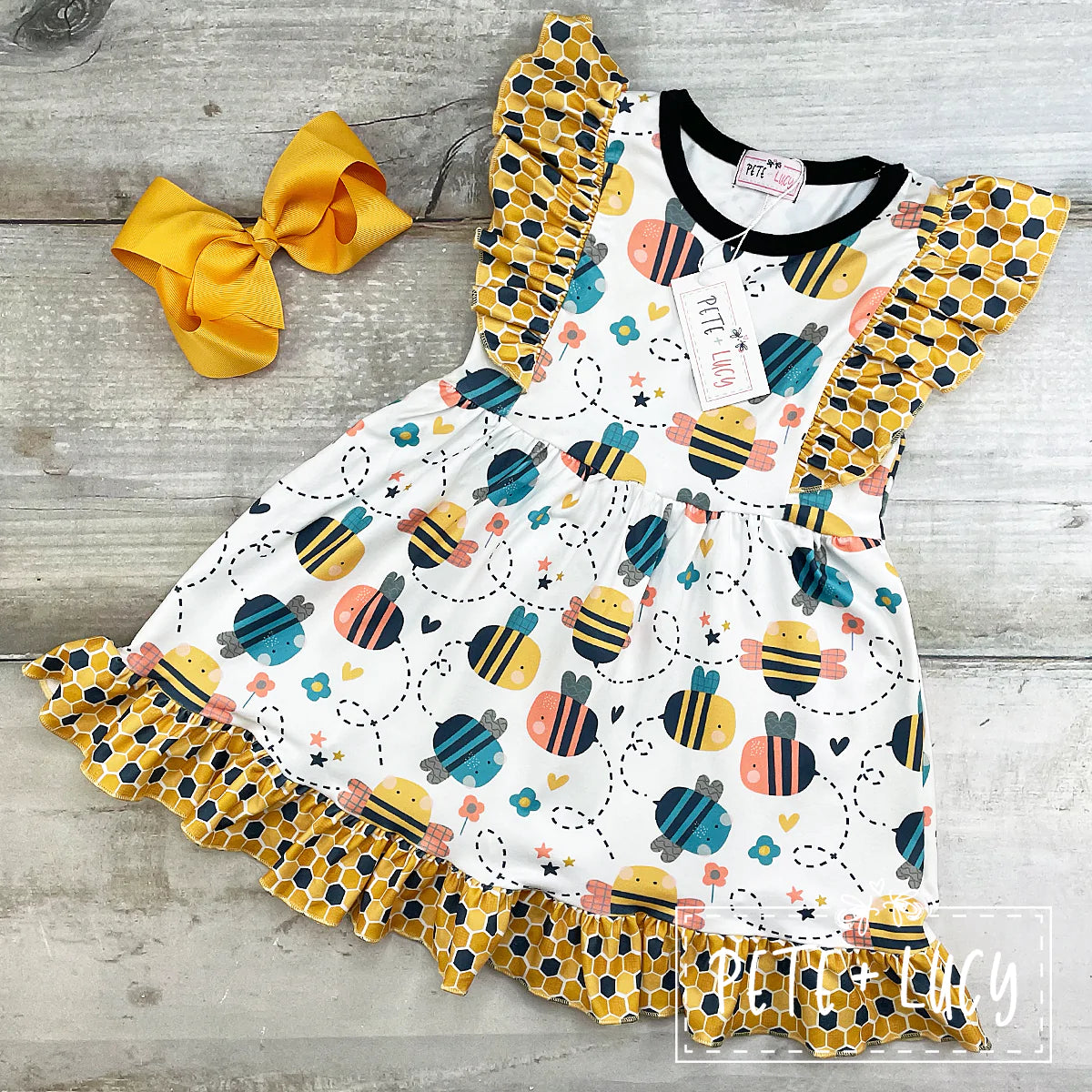 Buzz Buzz Dress by Pete + Lucy