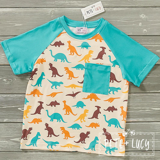 Pre-Order Delightful Dinosaurs Tee by Pete + Lucy