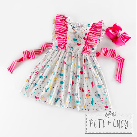 Learning Llamas Short Sleeve Dress from Pete + Lucy