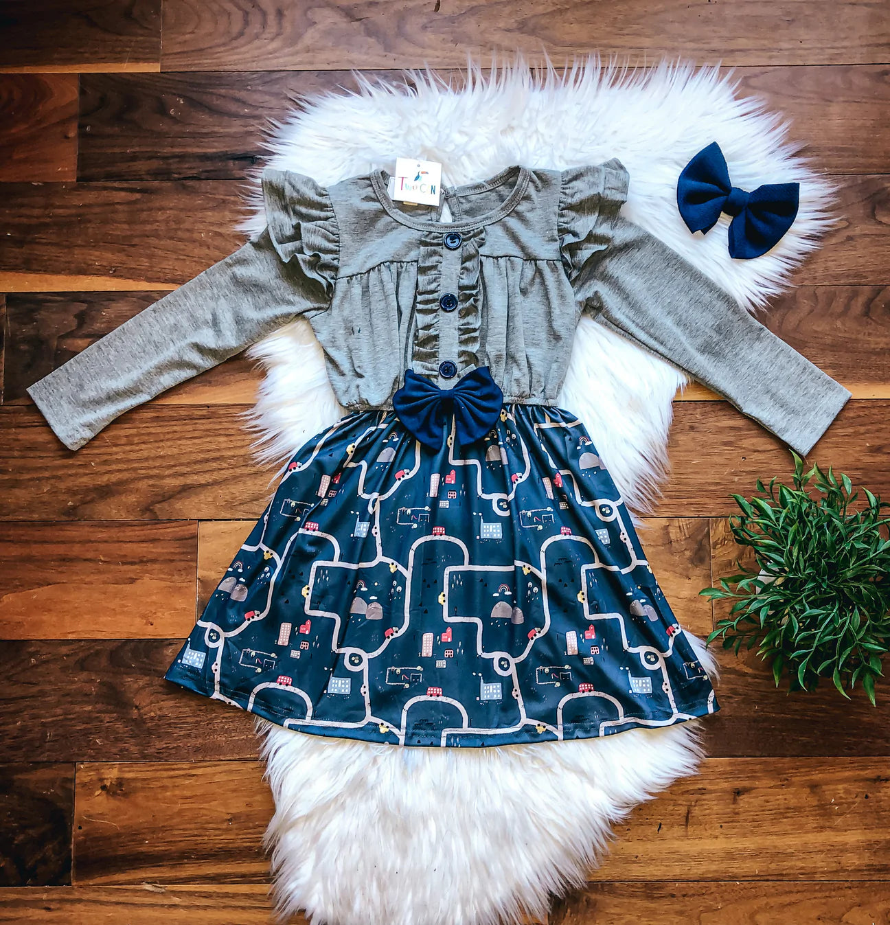 Pre-Order Traffic Town Dress by TwoCan