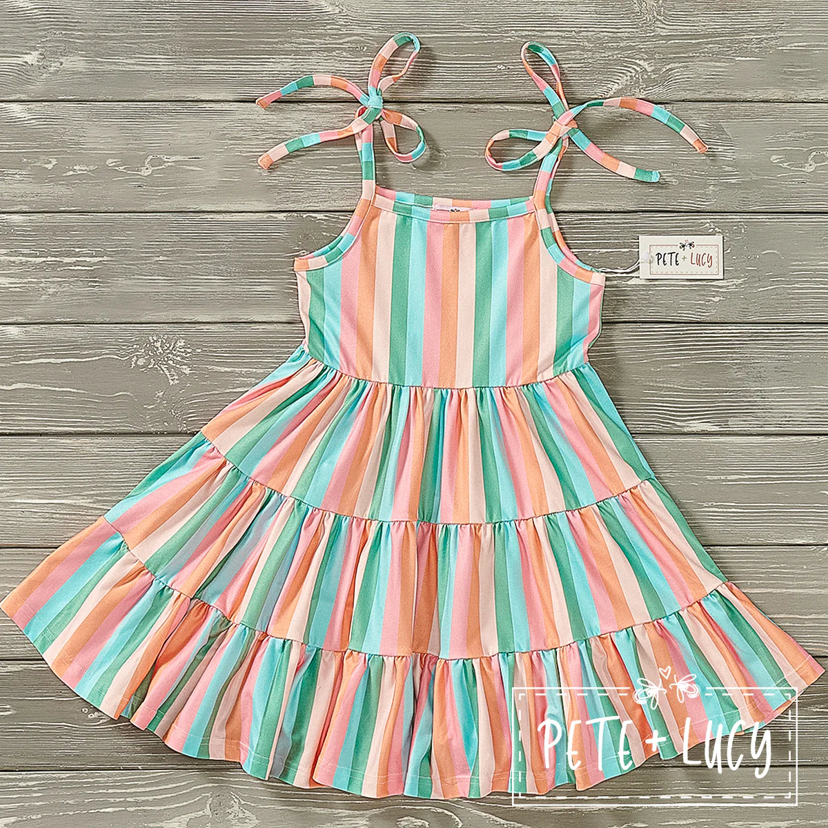 Summertime: Simply Stripes Girls Dress by Pete + Lucy