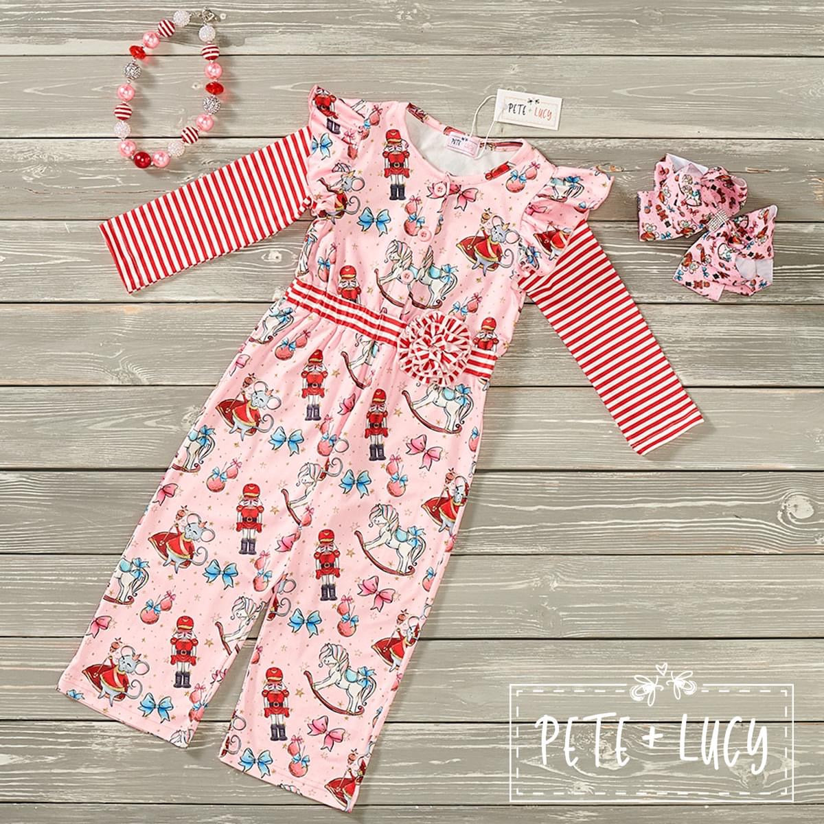 Pre-Order Sweet Nutcracker Romper by Pete + Lucy