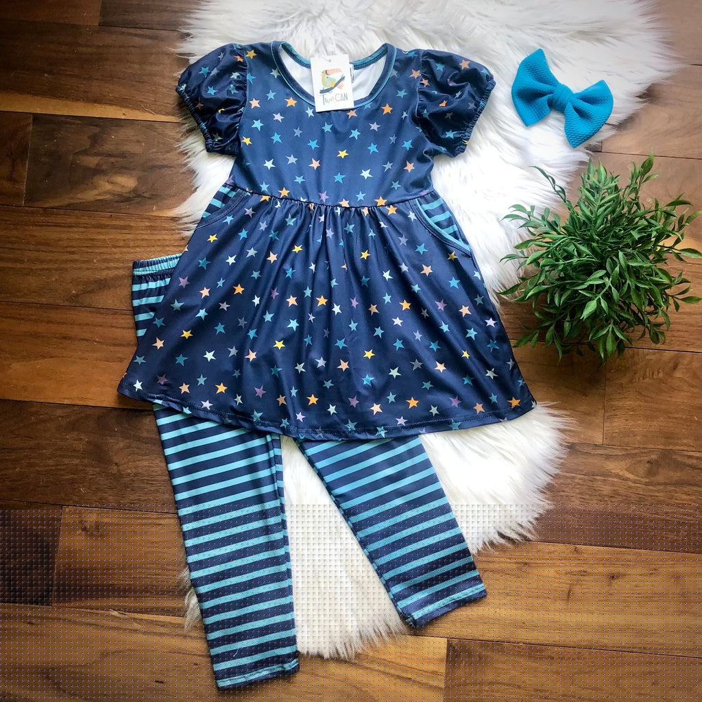 Midnight Stars Pants Set by TwoCan