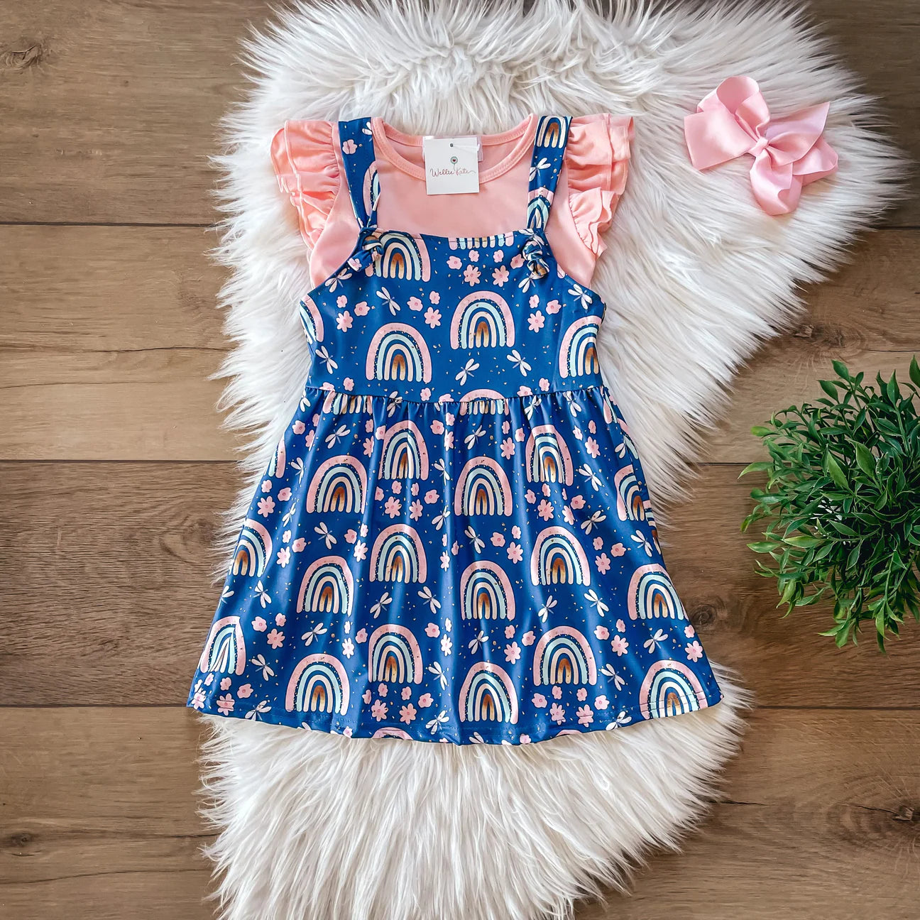 Pre-Order Rainbows & Dragonflies Jumper by Wellie Kate