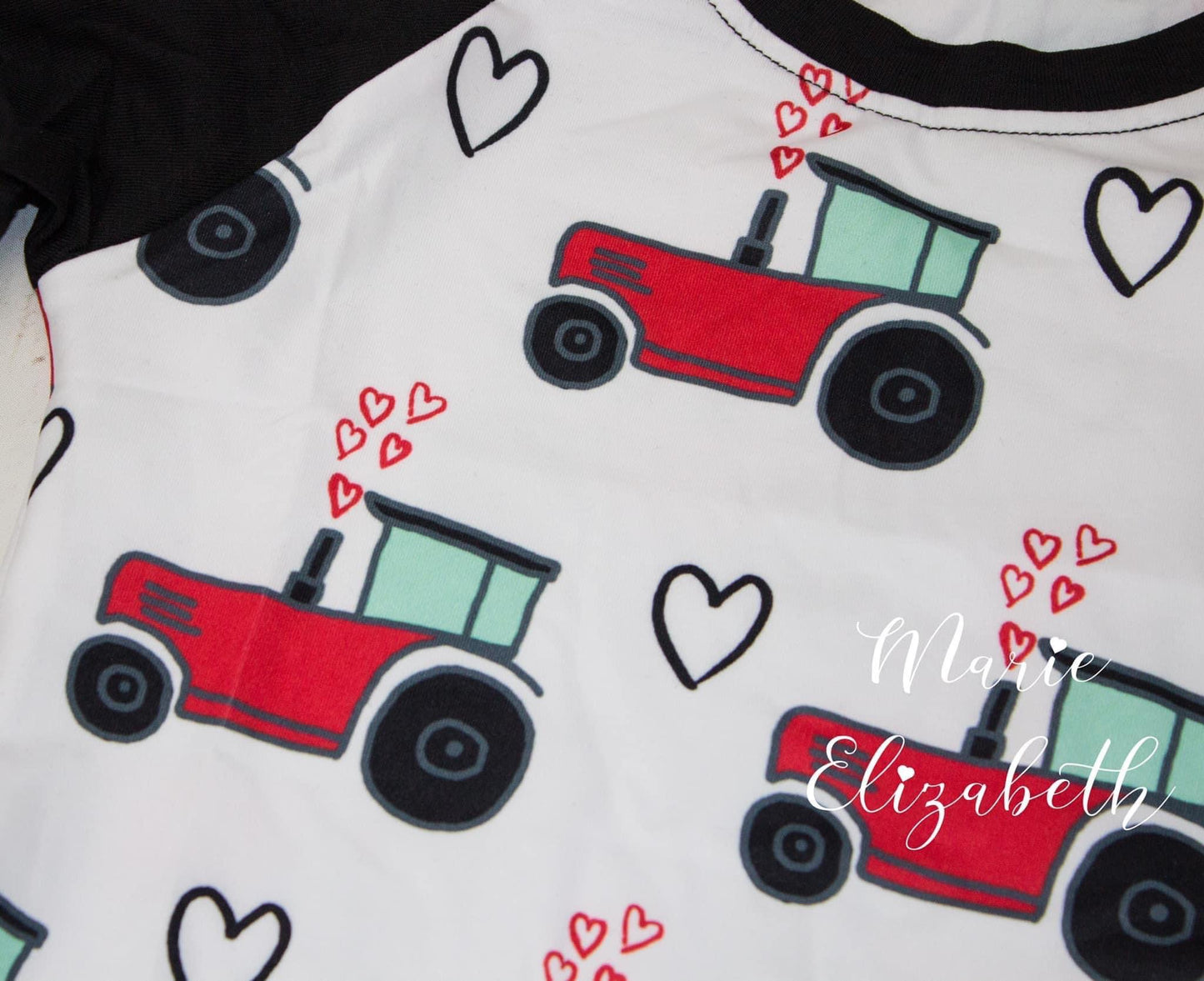 Valentine Tractor Tee by Marie Elizabeth