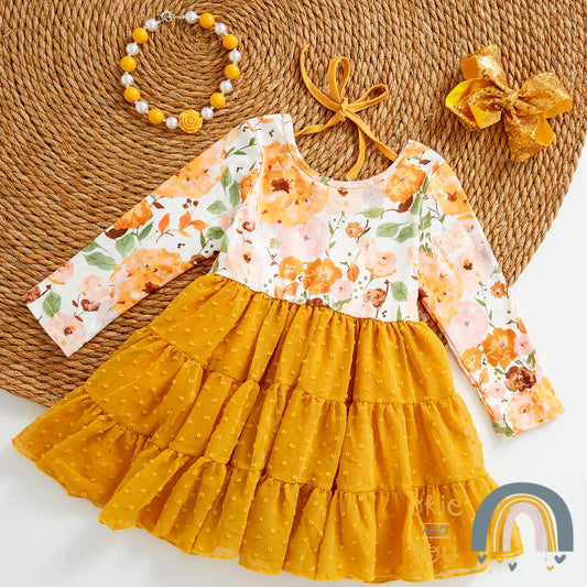 Golden Poppy Tulle Dress by Okie & Lou