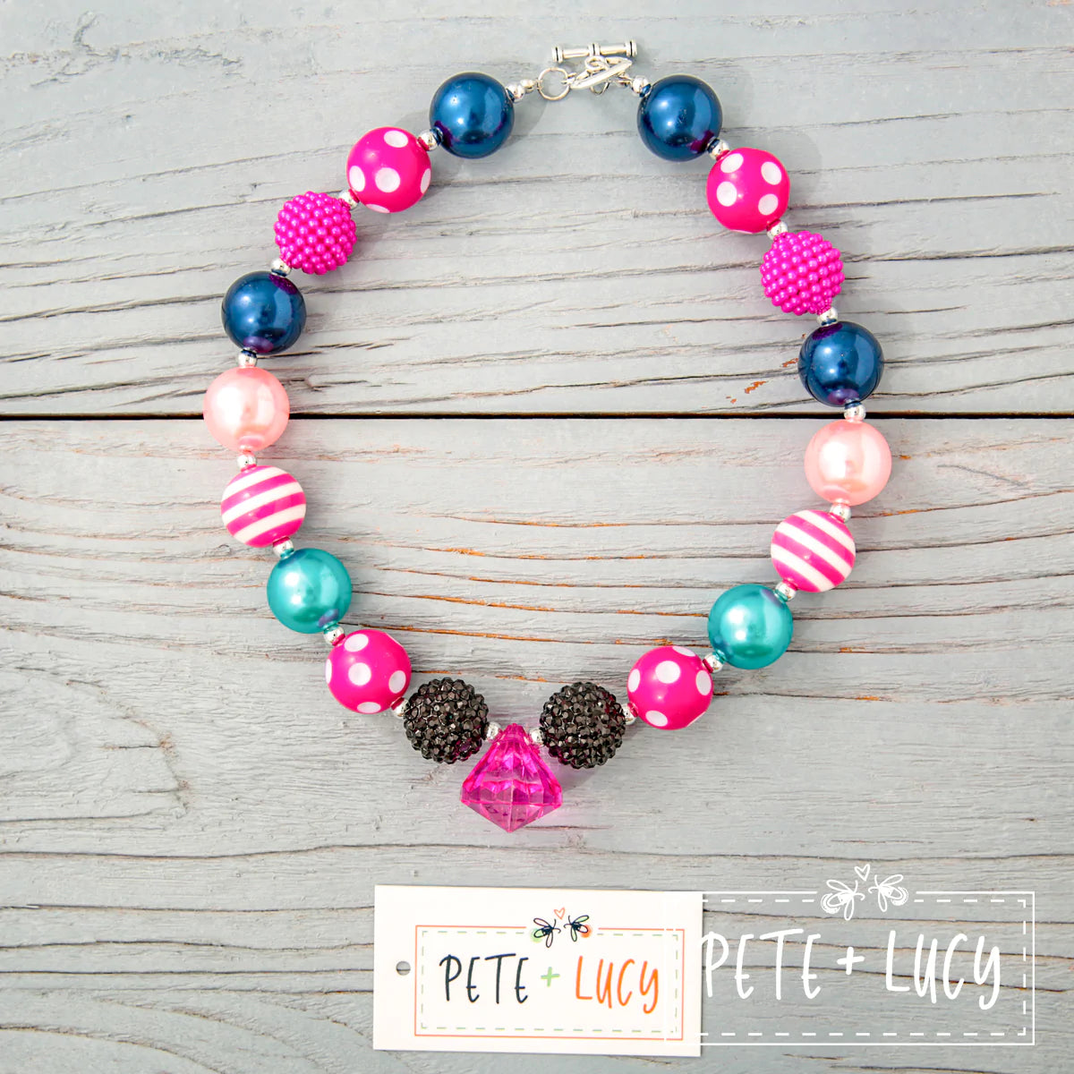 Fun with Dinos Chunky Necklace by Pete + Lucy