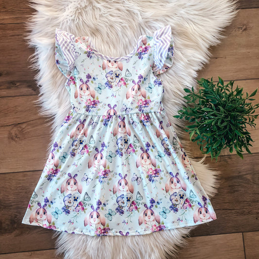 Pre-Order Pastel Bunny Bow Back Dress by TwoCan