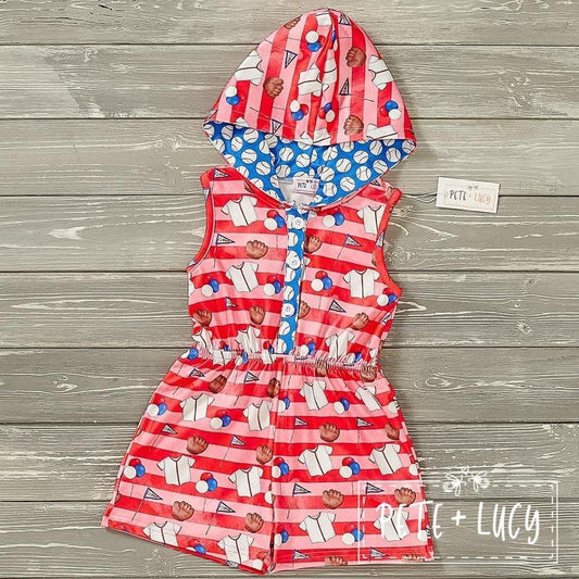 Batter Batter Girls Jumpsuit by Pete + Lucy