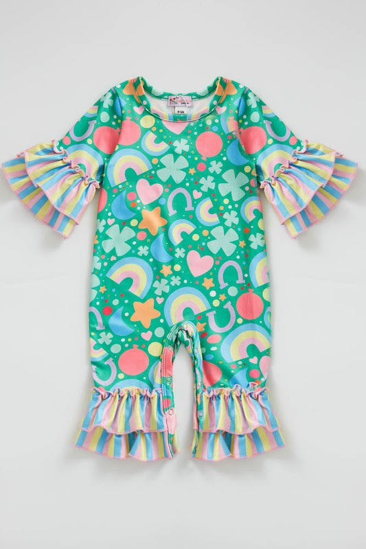 Lucky Charm Infant Romper by Clover Cottage