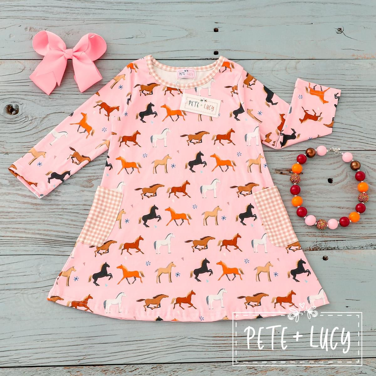 I Love Horses Dress by Pete + Lucy