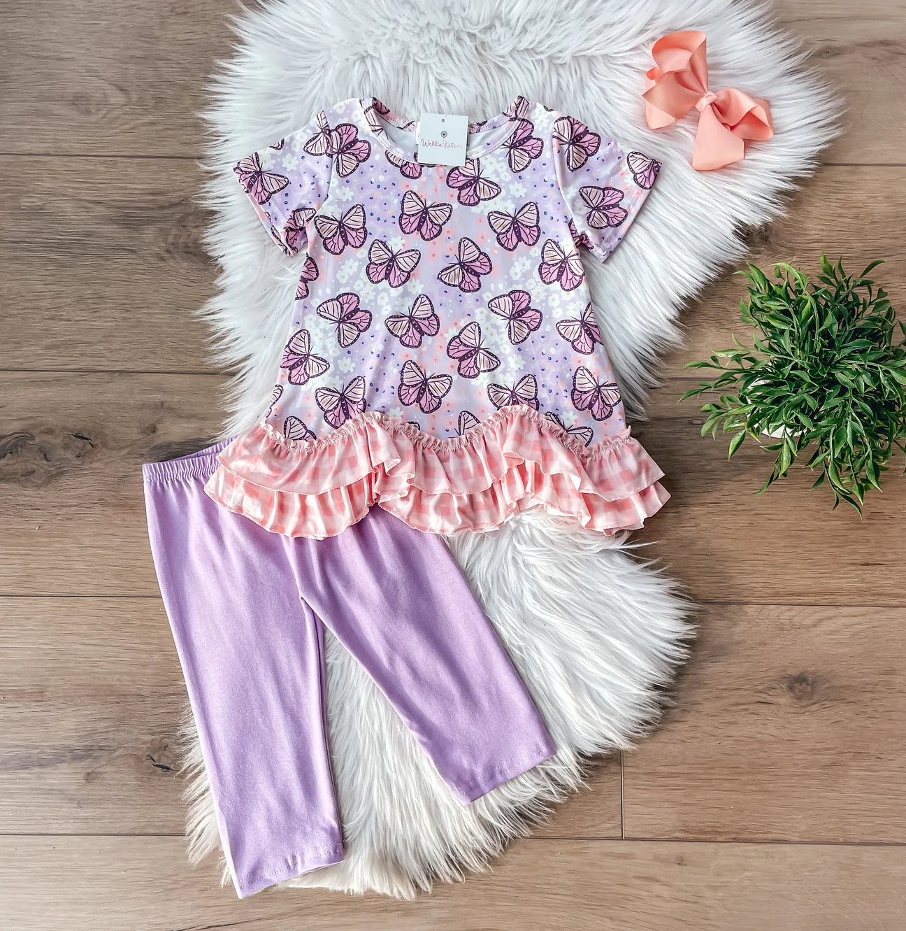 Butterfly Capri Set by Wellie Katie