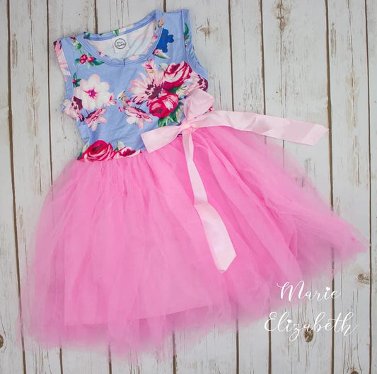 Floral Tulle Dress by Marie Elizabeth