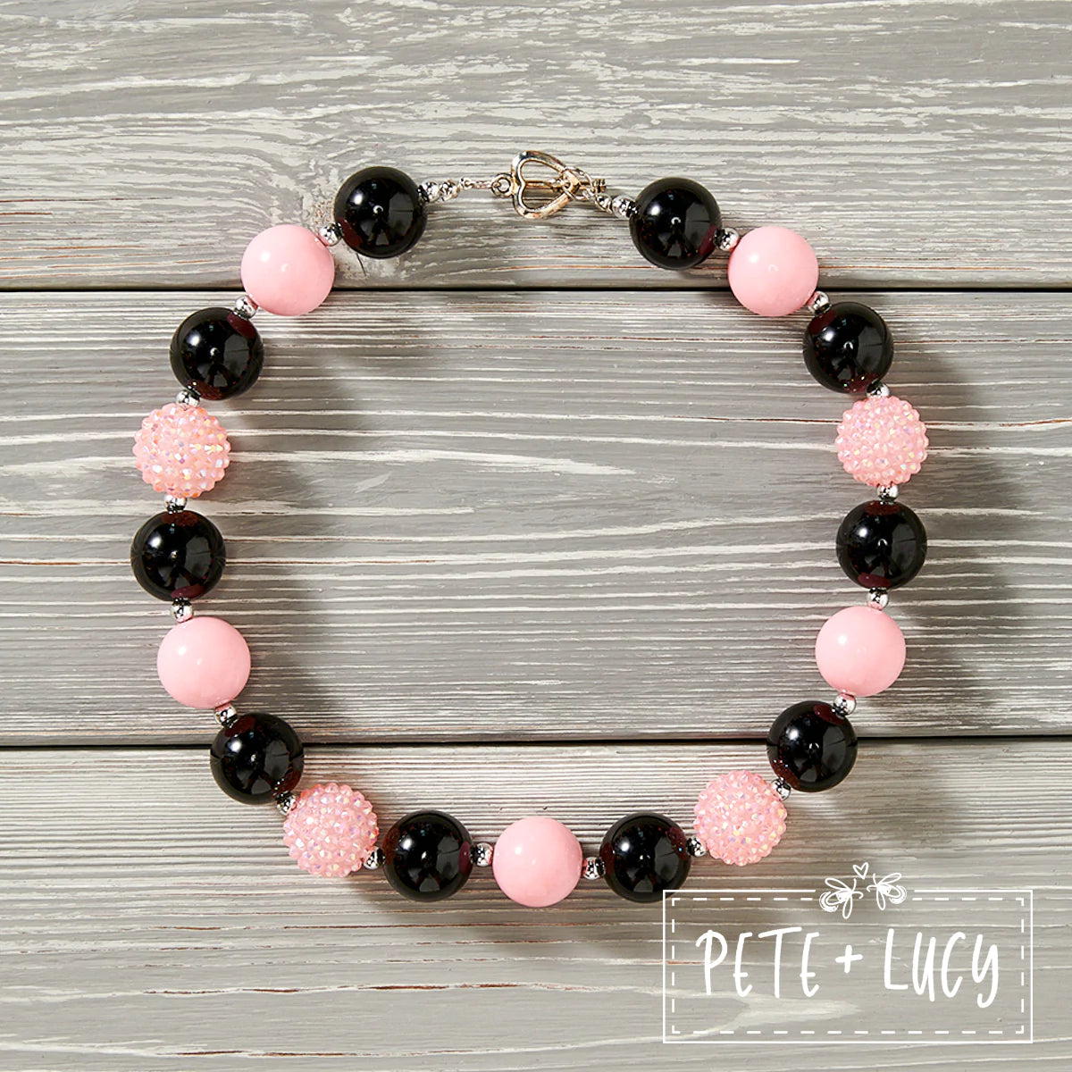 Pre-Order Denim Pumpkin Chunky Necklace by Pete + Lucy