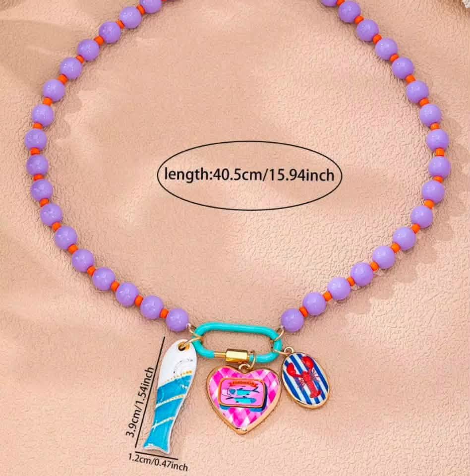 Charm Coastal Beach Necklace