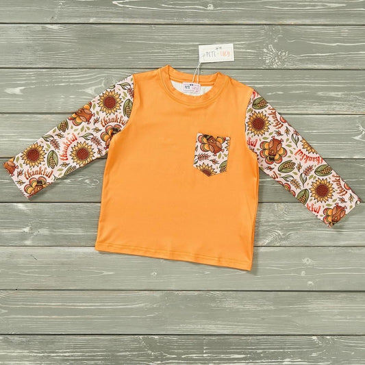 Turkey Time Boys Tee by Pete + Lucy