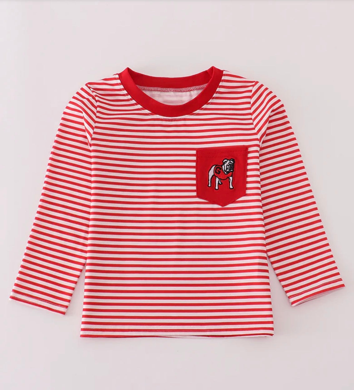 Georgia Embroidered Stripe Top