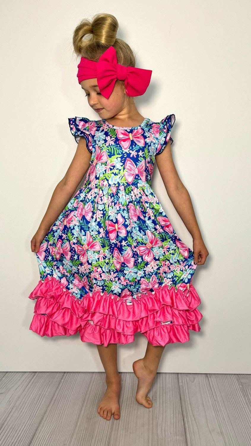 Royal Coquette Maxi Dress By Clover Cottage