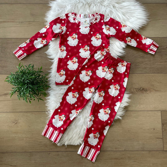 Vintage Santa Pants Set (Red) by TwoCan