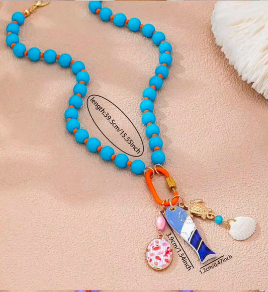 Charm Coastal Beach Necklace
