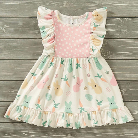 Pre-Order Spring Time Bunnies Dress by Pete + Lucy