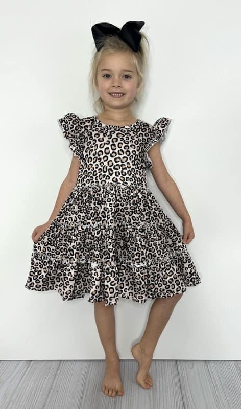 Leopard Dress by Clover Cottage