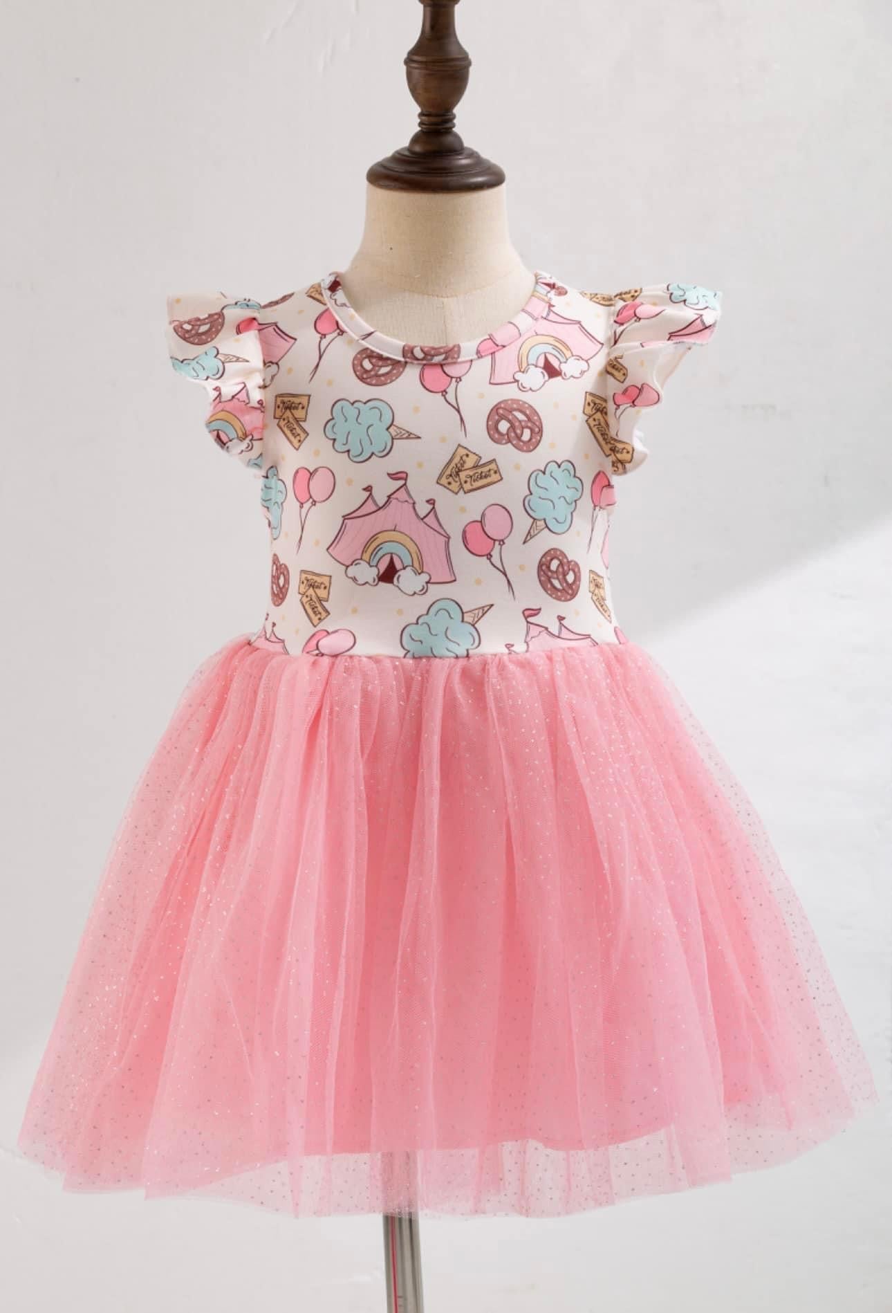 Carnival Tutu Dress by Clover Cottage
