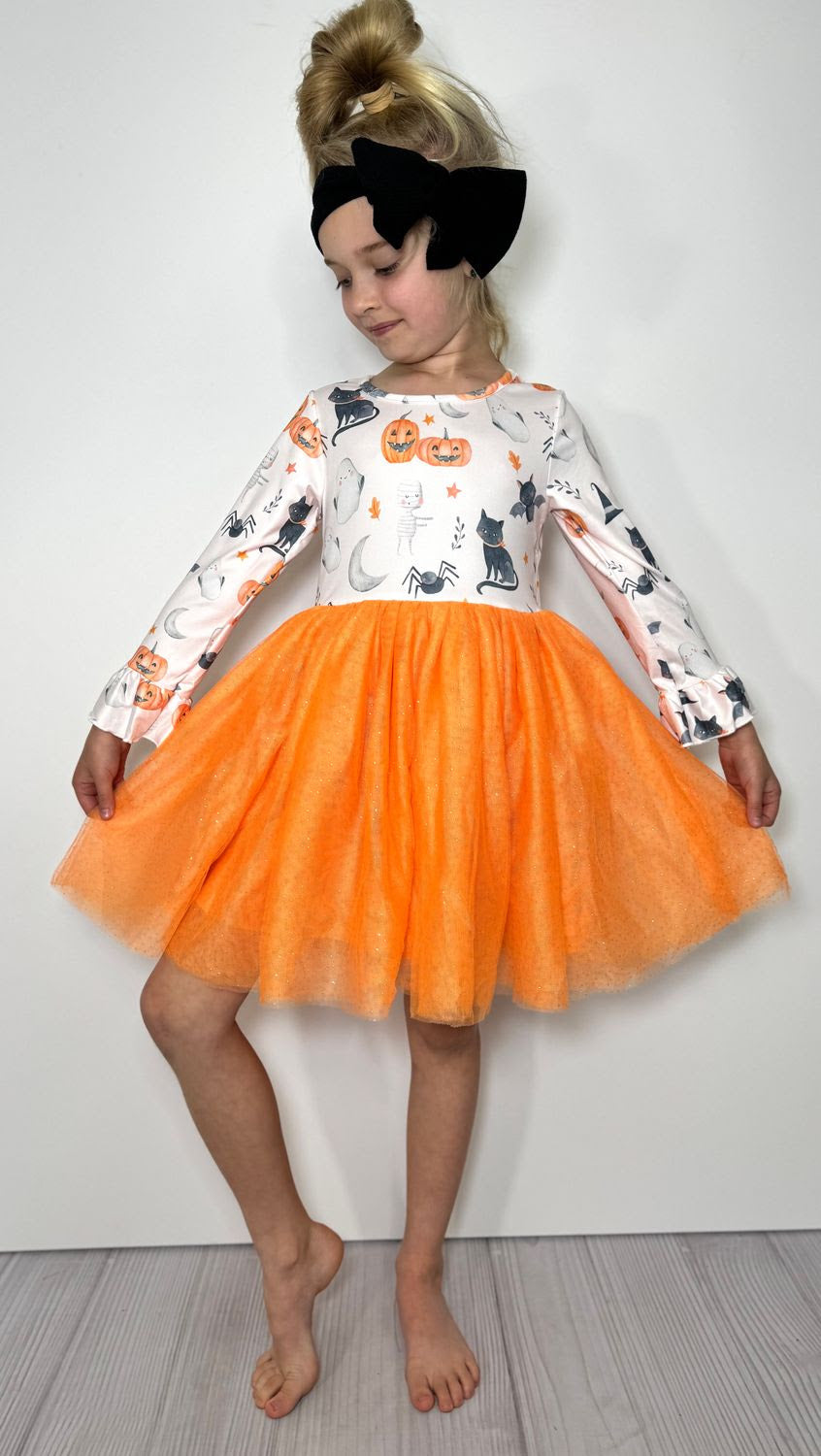 Halloween Tulle Dress By Clover Cottage