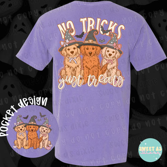 🎃 🐶 No Tricks, Just Treats Graphic Tee
