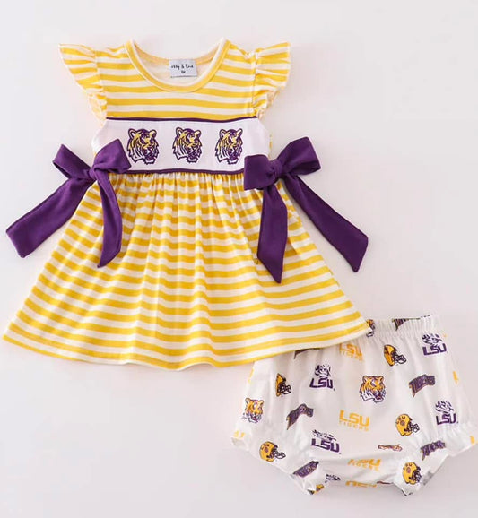 Yellow Tiger LSU Bloomer Set