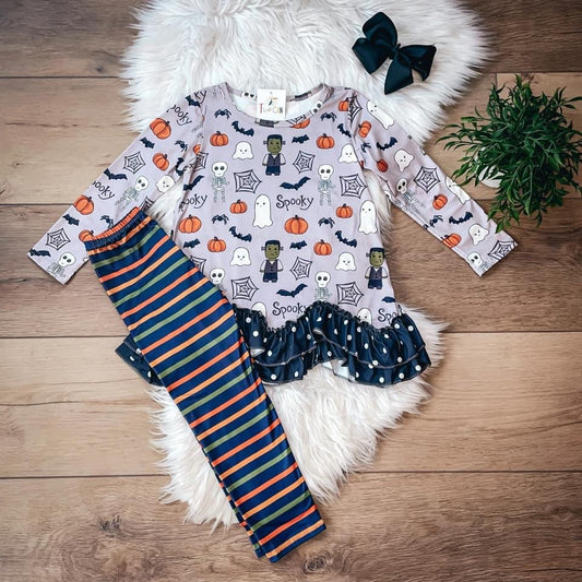 The Boo Crew Straight Pants Set by TwoCan