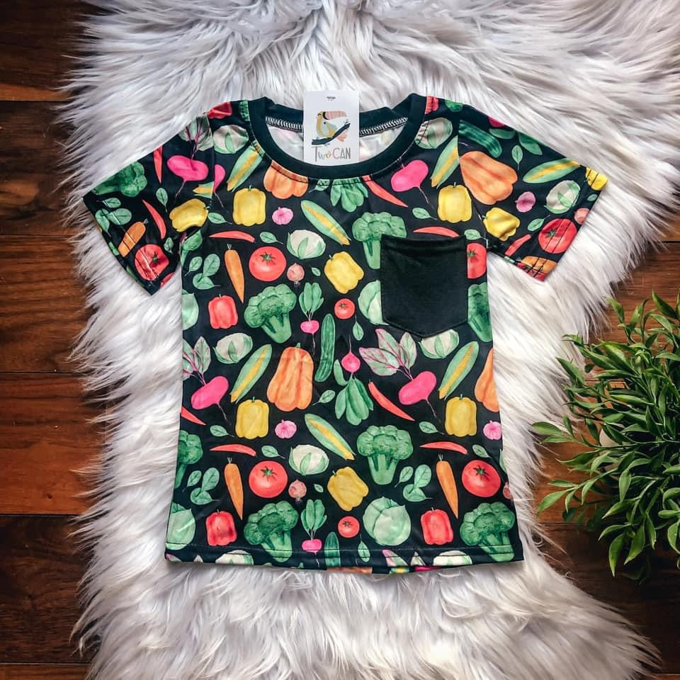 Fall Farmers Market Pocket Tee by TwoCan