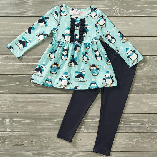 Penguin Playtime Pants Set by Pete + Lucy