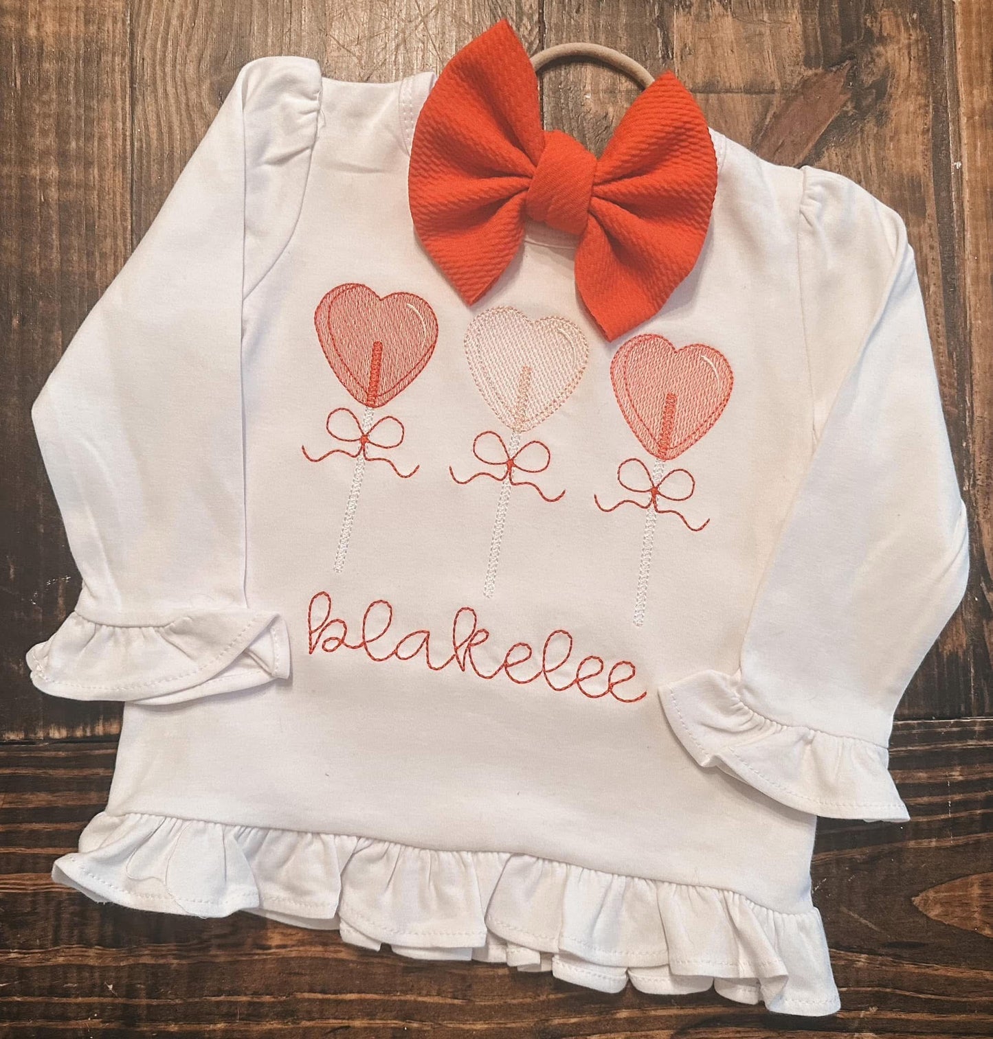 Embroidered Valentine Tees ♥️💗
