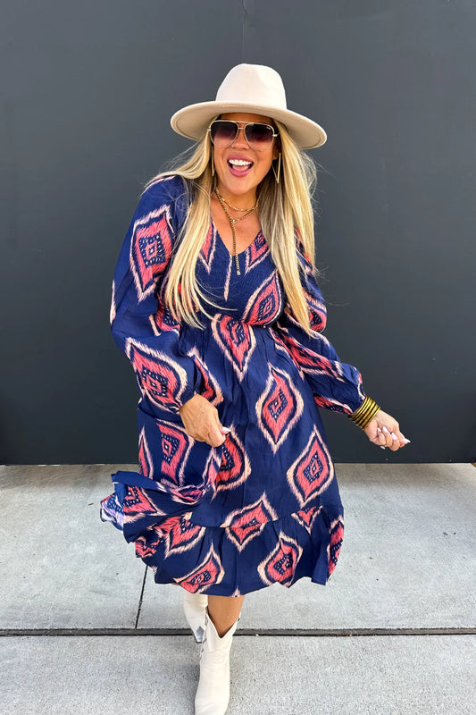 Everly Smocked Top Dress