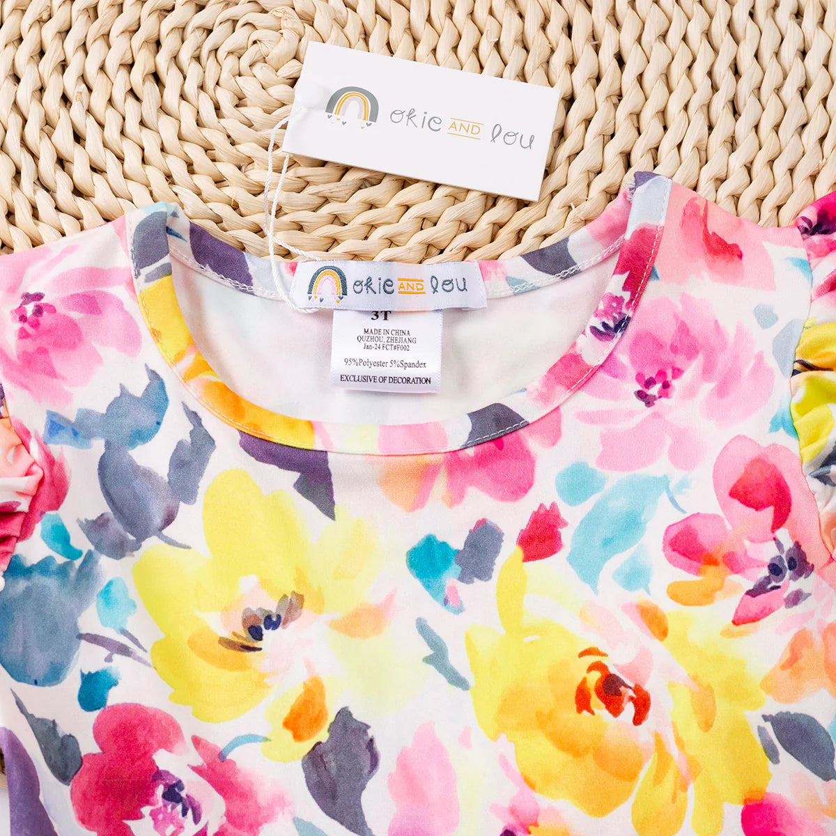 Pre-Order Mom + Me Floral Harmony Dress by Okie + Lou (Girls)