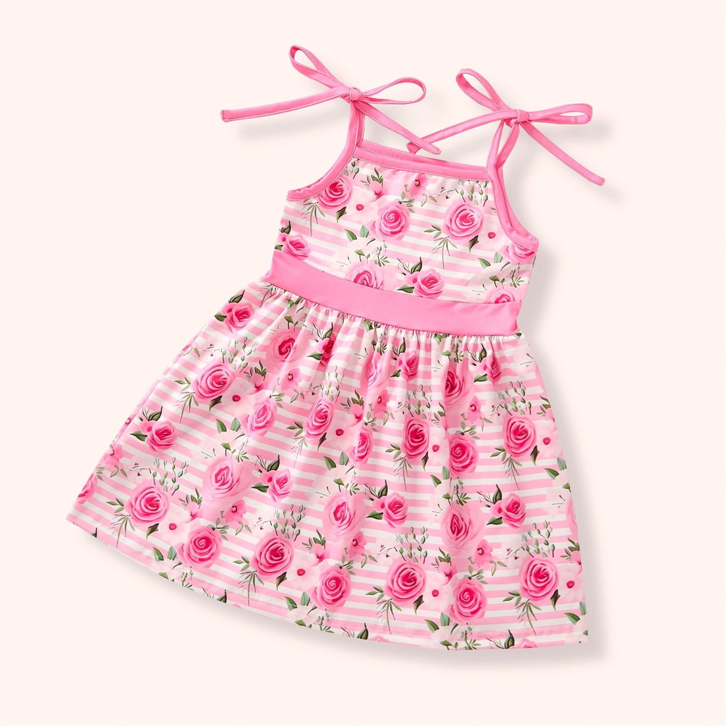 Pre-Order Pink Posies Girls Dress By Pete + Lucy
