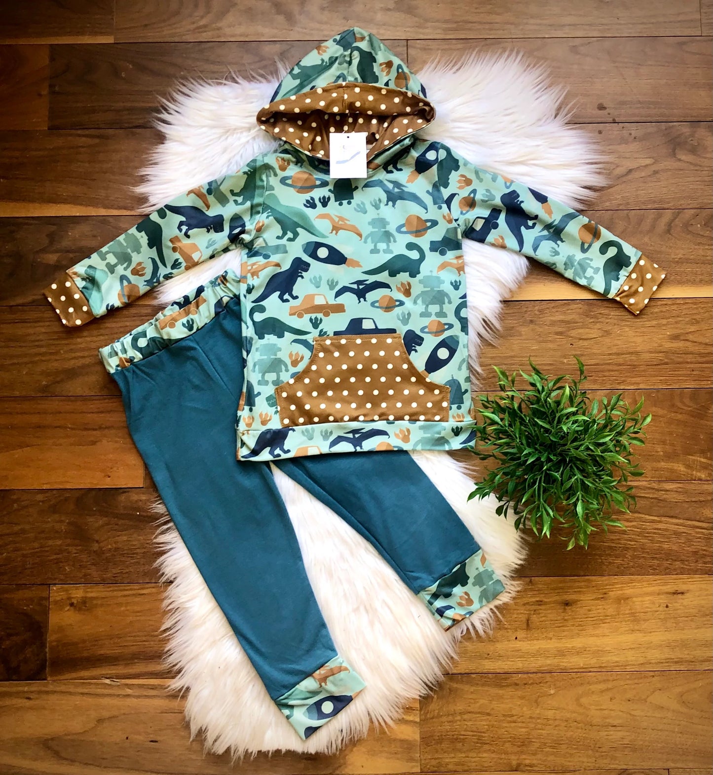 Boys & Their Toys Jogger Set