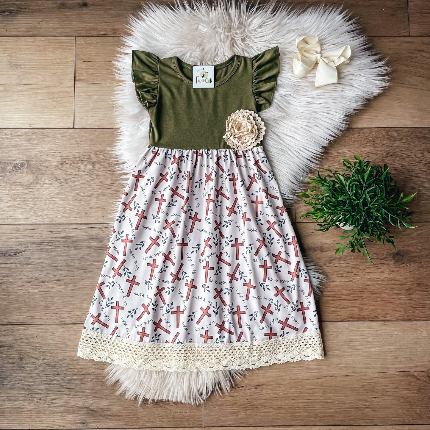 Pre-Order He Is Risen Dress by TwoCan