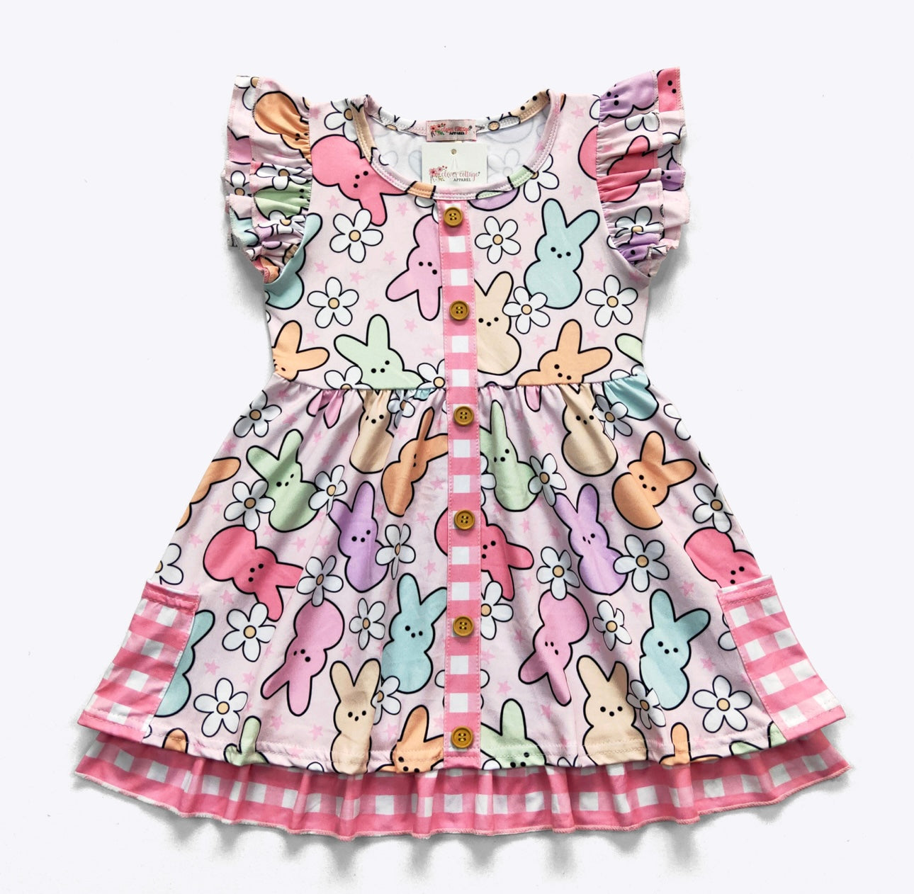 Cotton Candy Peeps Dress by Clover Cottage