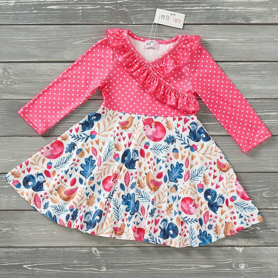 Forest Friends Dress by Pete + Lucy