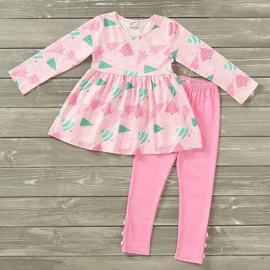 Frosted Pink Pants Set by Pete + Lucy