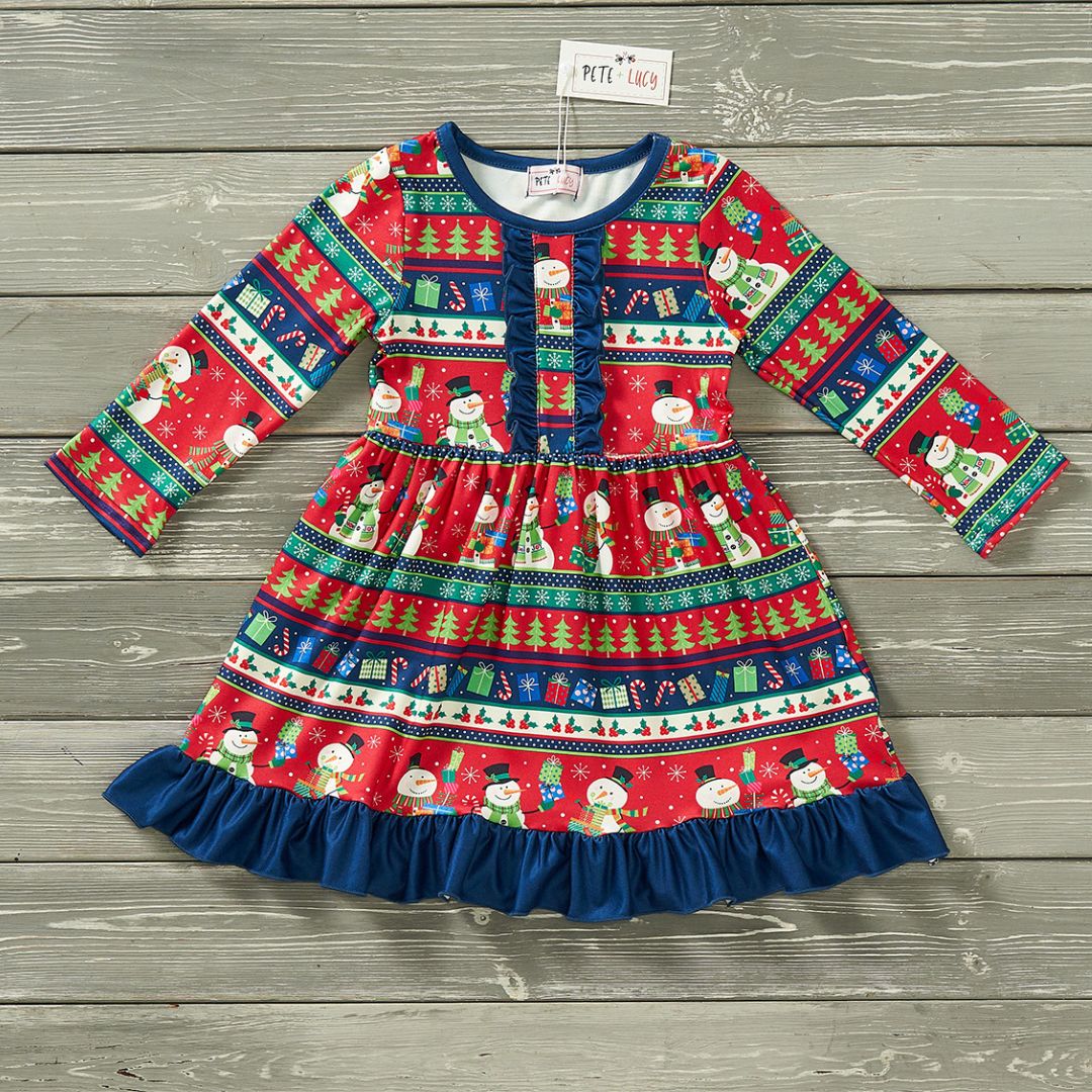 Festive Frosty Dress by Pete + Lucy