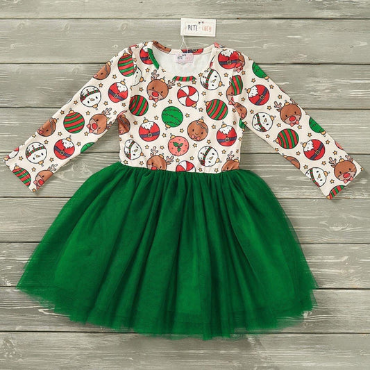 Christmas Ornaments Tulle Dress by Pete + Lucy