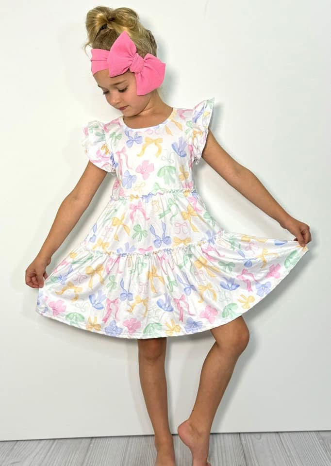 Bowtiful Coquette Dress by Clover Cottage